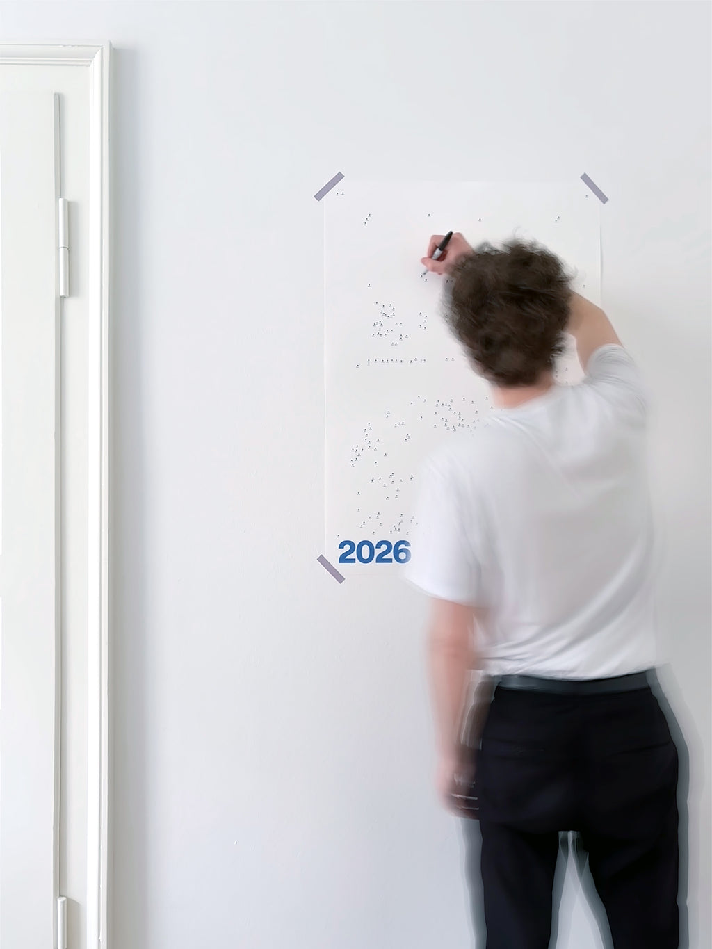 Punkt-zu-Punkt Wandkalender 2026
