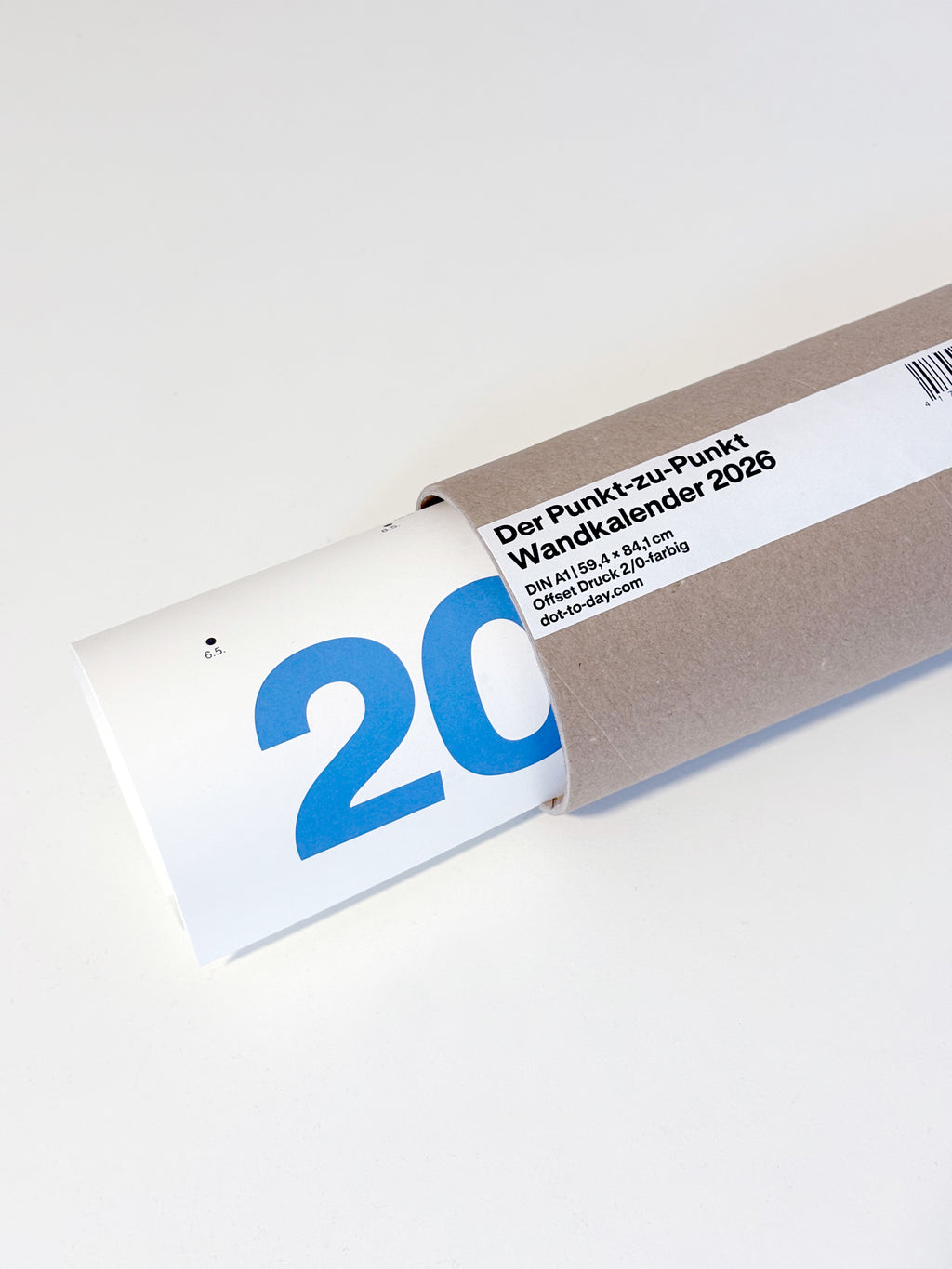 Punkt-zu-Punkt Wandkalender 2026